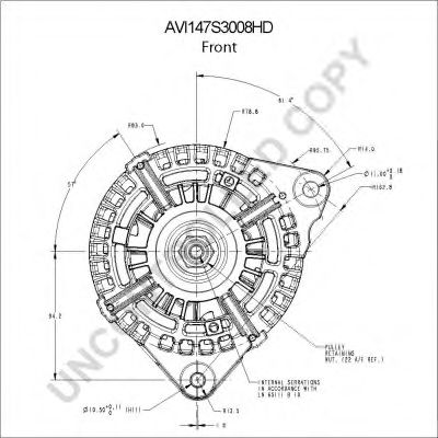 PRESTOLITE ELECTRIC avi147s3008hd -  Генератор